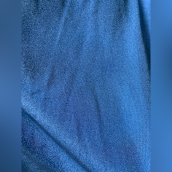 TIBI Pintuck Silk Tunic Long Sleeve Blouse In Azure Blue Size 2 - Picture 14 of 16